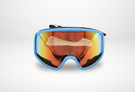 EXP VISION Masque de ski pour homme et femme - Protection 100% UV400 -  Anti-buée sur les lunettes - Lunettes de neige avec écran sphérique  amovible (Argent) : : Sports et Loisirs